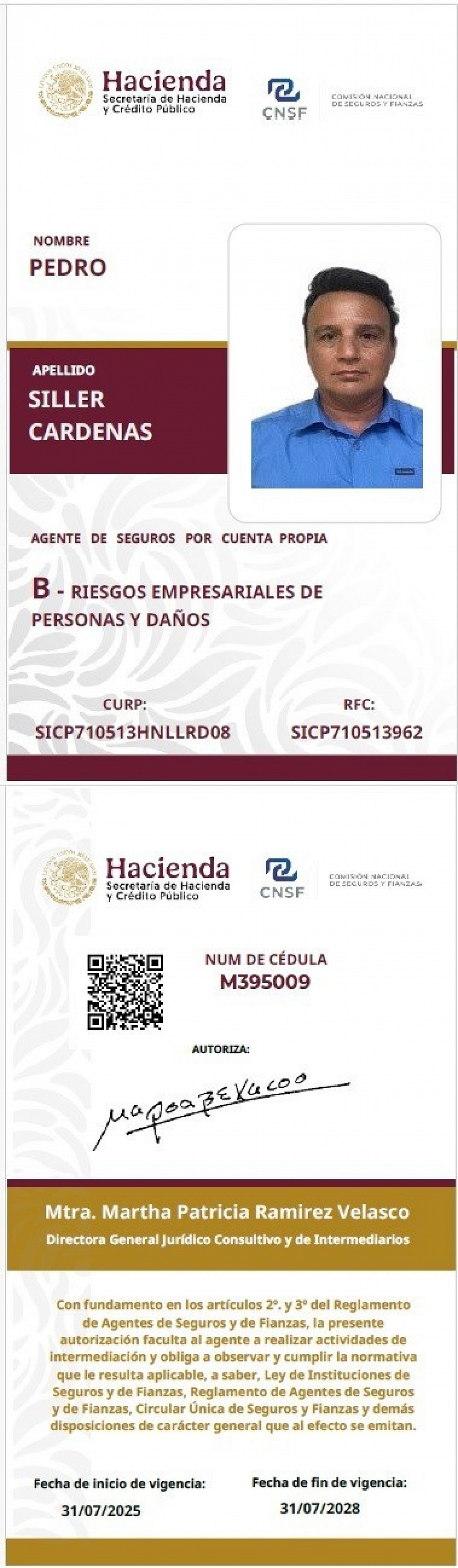 Cédula Agente